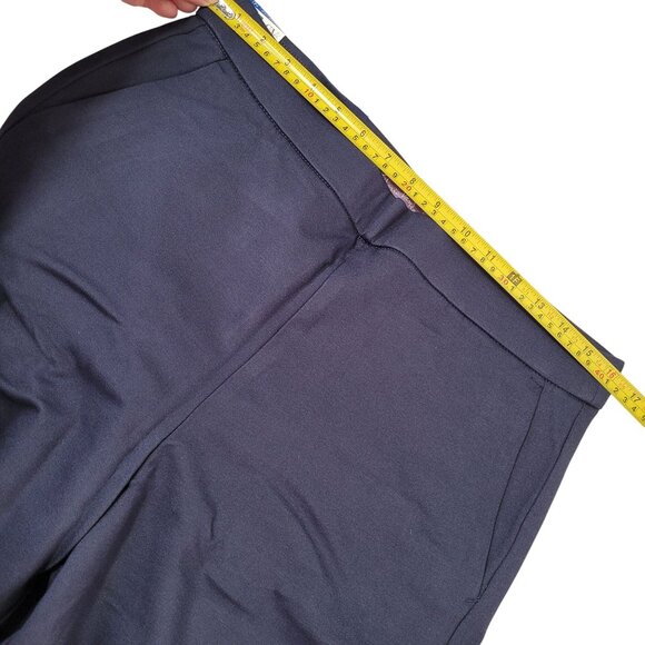 Gloria Vanderbilt Women Navy Cropped Ponte Pants With Tummy Control Panel Large - Picture 10 of 13